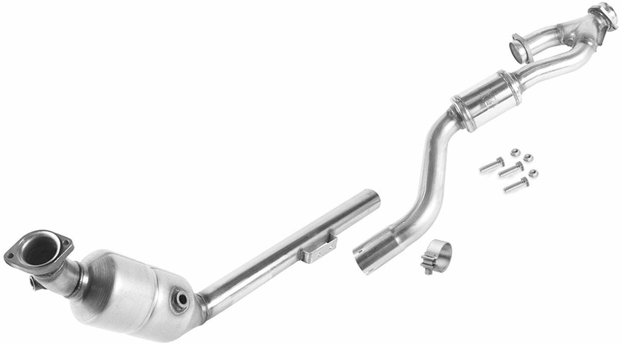MagnaFlow direct-fit catalytic converter fits 2006-2007 Mercedes-Benz C230, 2006-2009 Mercedes-Benz CLK350, and more, this and 2006 Mercedes-Benz C280 stainless steel CARB complian