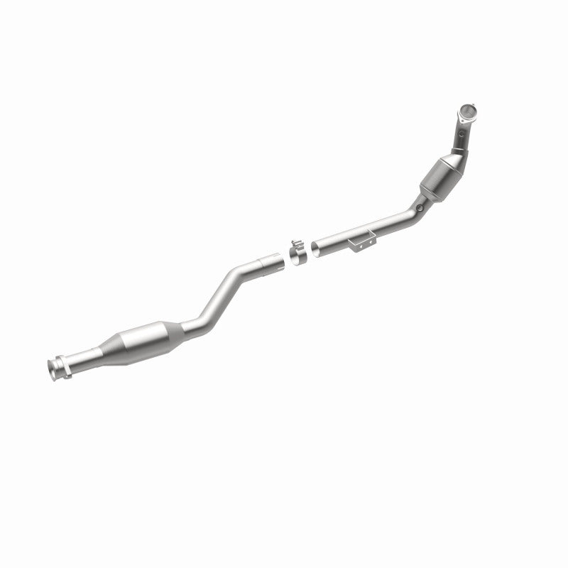 MagnaFlow direct-fit catalytic converter fits 2006 Mercedes-Benz S430, 2006 Mercedes-Benz S500, and more, this and 2006 Mercedes-Benz CL500 5.0L stainless steel CARB compliant 5515