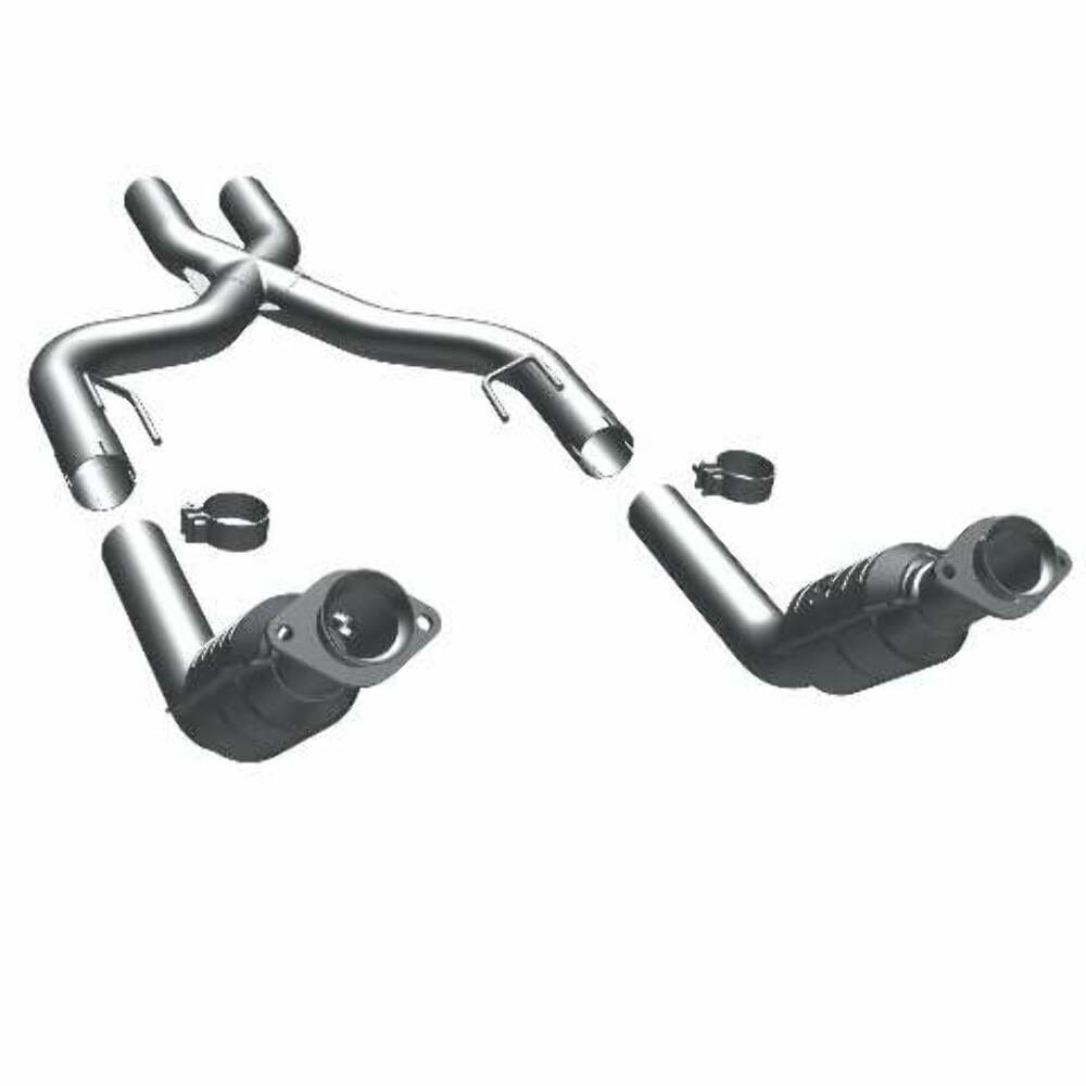 MagnaFlow direct-fit catalytic converter for 2007-2010 Ford Mustang stainless steel CARB compliant OBDII 49239