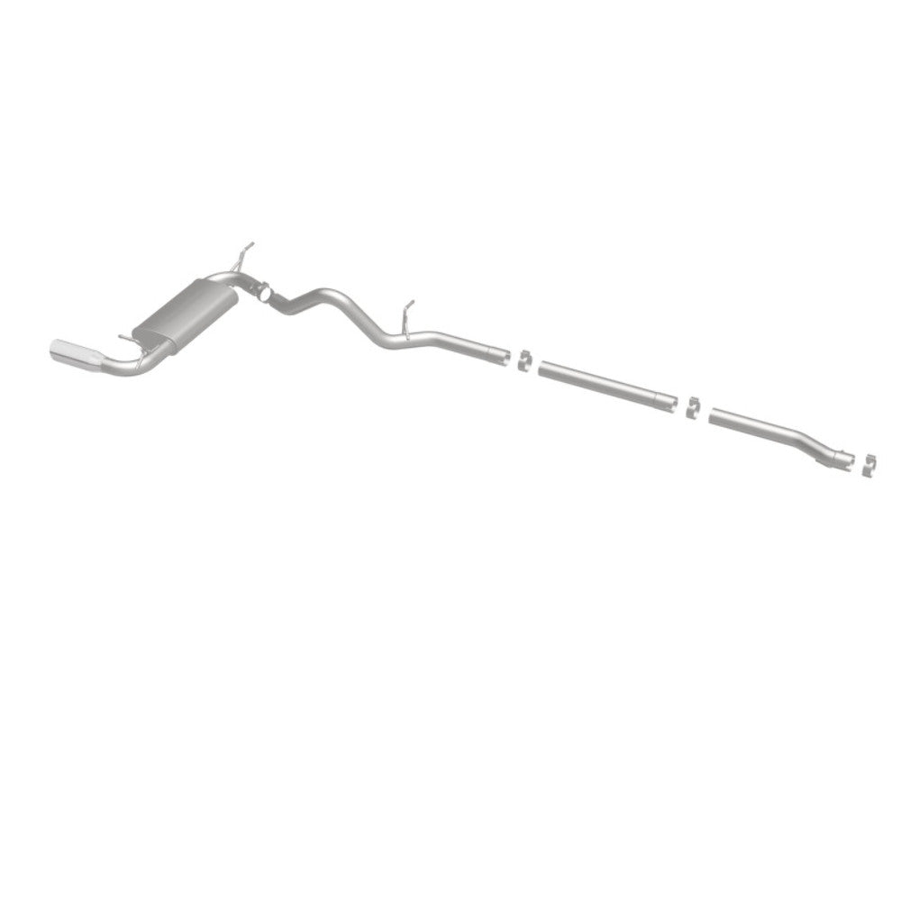 MagnaFlow cat-back exhaust system for 2007-2011 Jeep Wrangler stainless steel polished 16751
