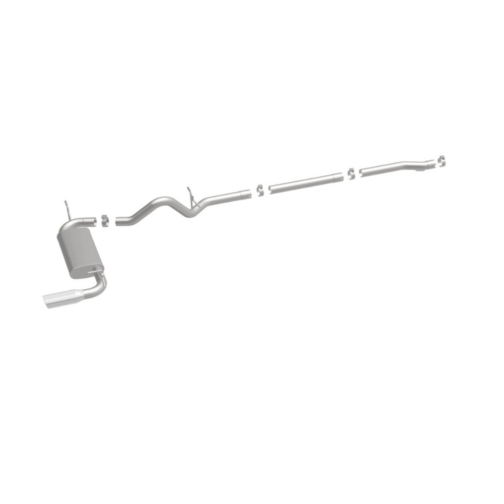 MagnaFlow cat-back exhaust system for 2007-2011 Jeep Wrangler stainless steel polished 16751