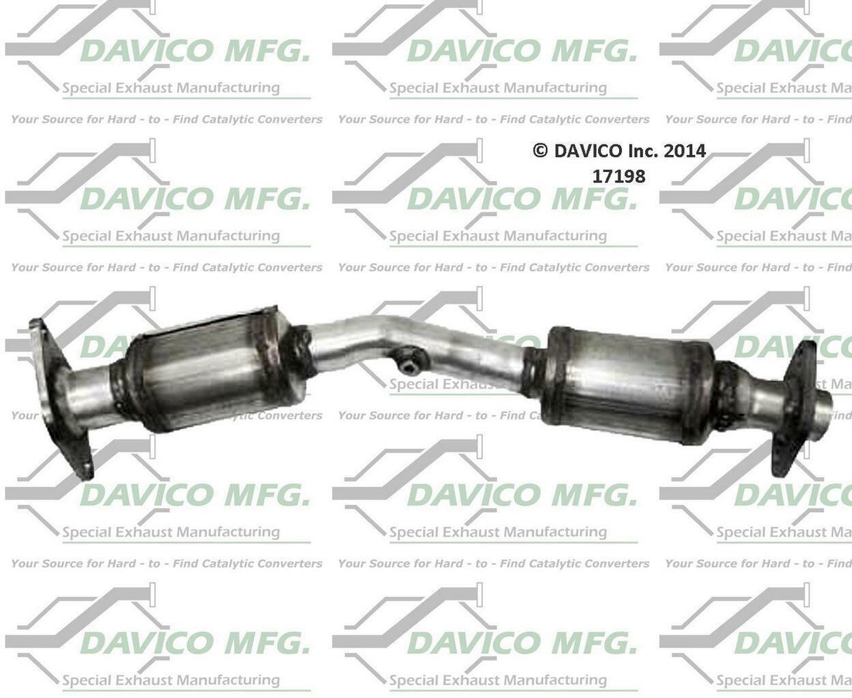 t 2007-2012 Nissan Sentra Catalytic Converter 17198 Davico Mfg