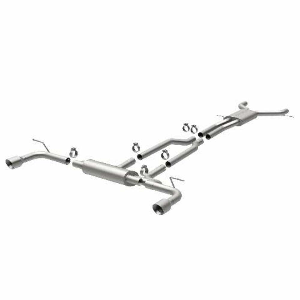 MagnaFlow cat-back exhaust system for 2007-2015 Audi stainless steel polished 15085
