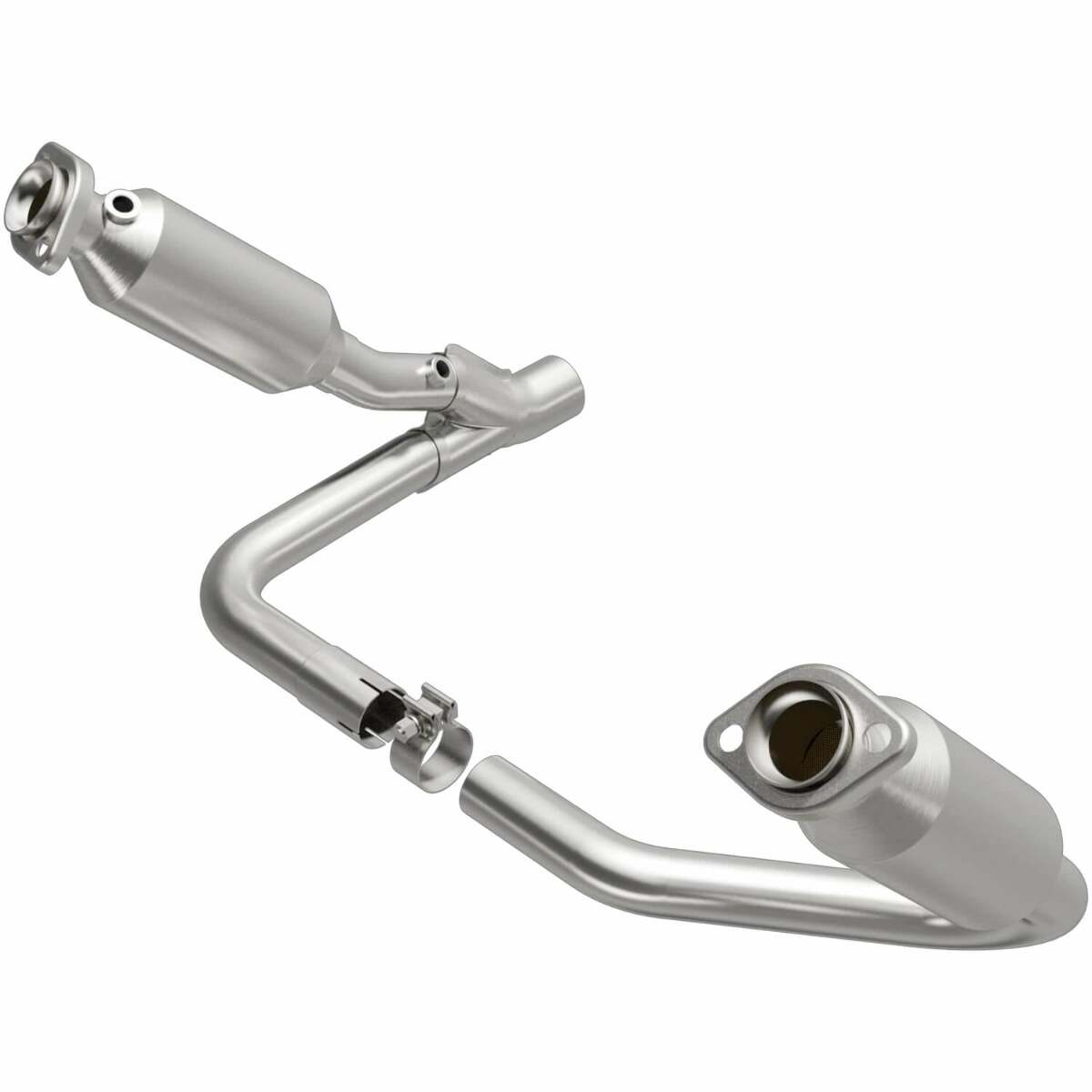 MagnaFlow direct-fit catalytic converter fits 2007-2008 Dodge Durango and 2007 Chrysler Aspen. Hardware is included to eliminate the hassle of working with corroded factory parts a