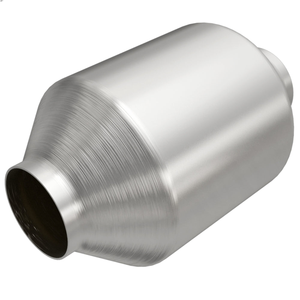 MagnaFlow universal catalytic converter 2.5 inch inlet/outlet stainless steel CARB compliant 5491306