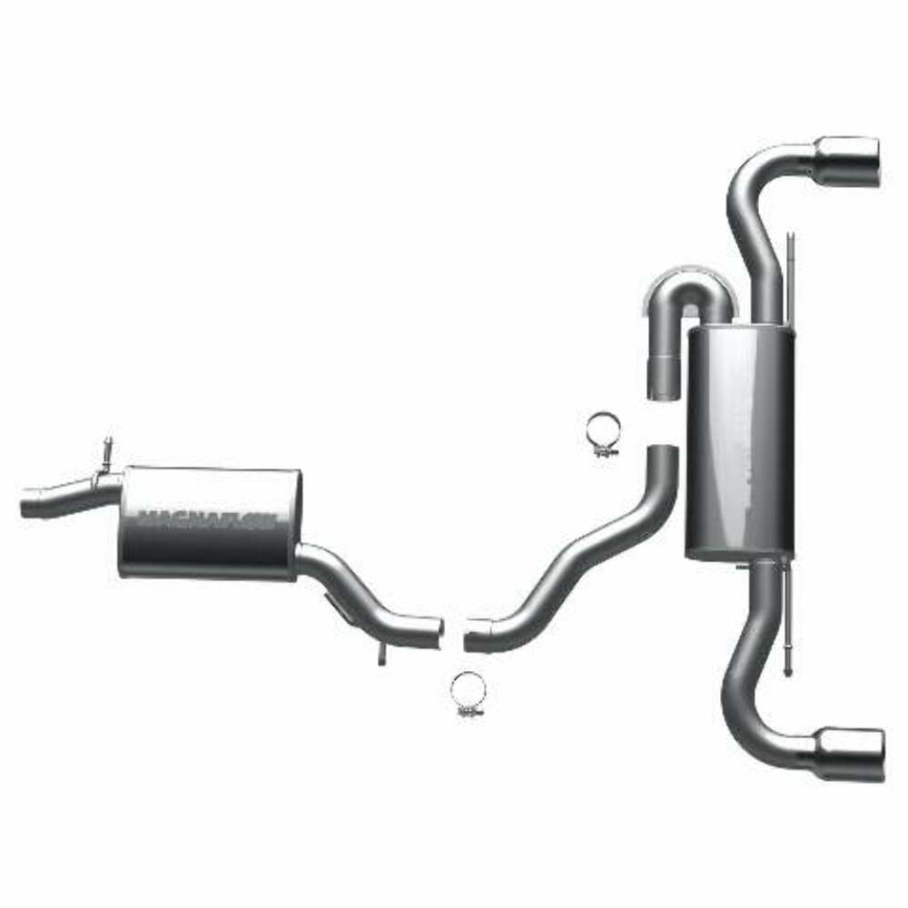 MagnaFlow cat-back exhaust system for 2008-2009 Audi stainless steel polished 16719