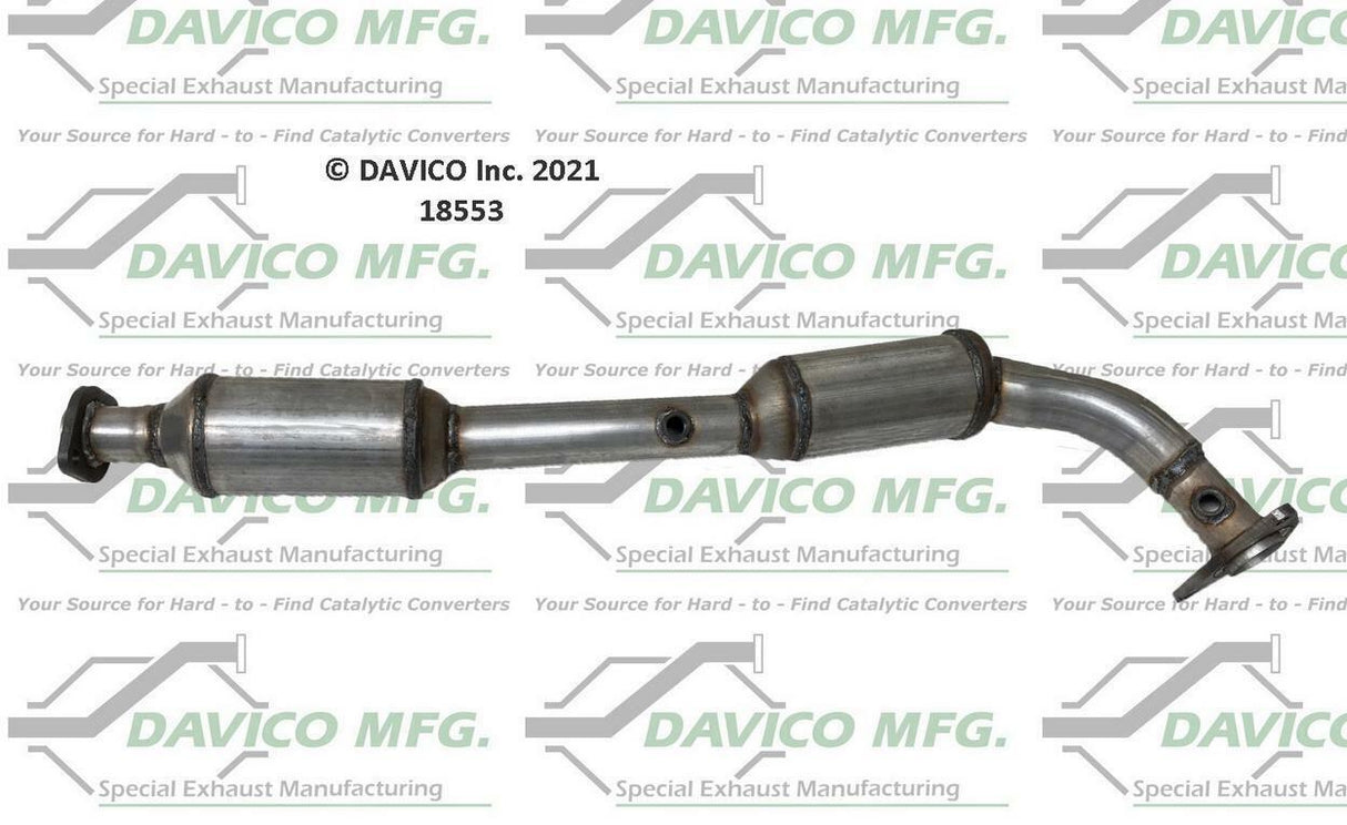 t 2008-2009 Toyota Sequoia Catalytic Converter 18553 Davico Mfg
