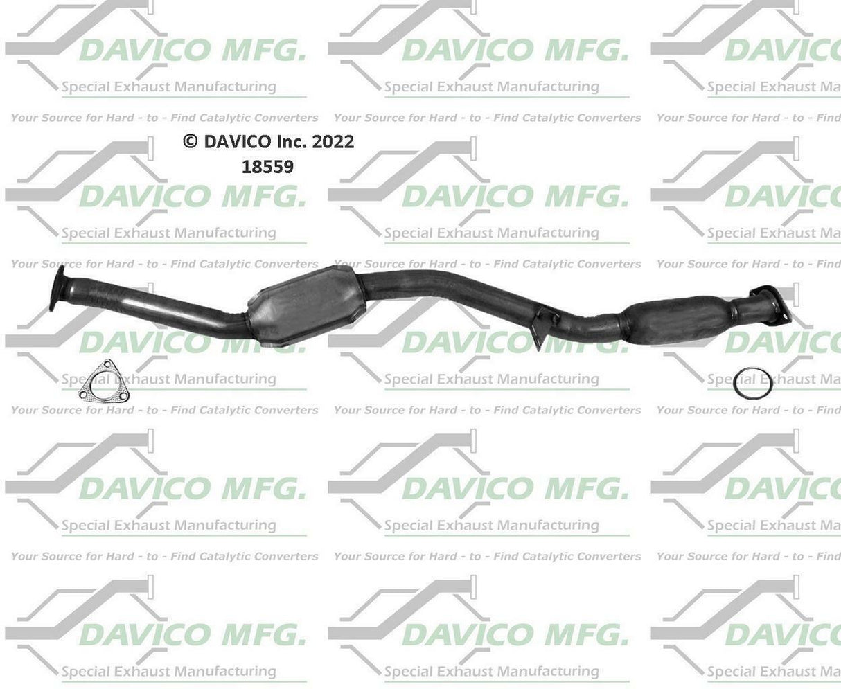 t 2008-2011 Subaru Impreza Catalytic Converter 18559 Davico Mfg