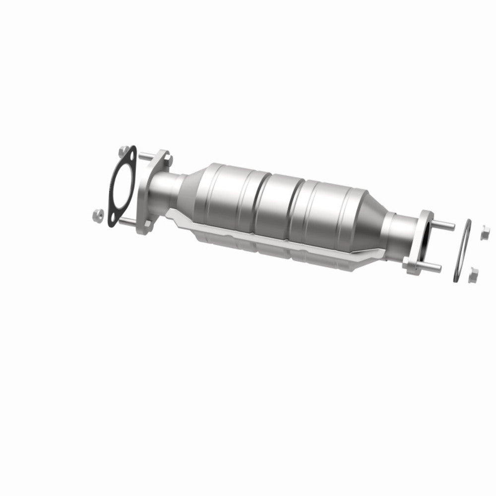 MagnaFlow direct-fit catalytic converter fits 2004-2009 Kia Spectra, 2004-2006 Hyundai Elantra, and more, this and 2008 Kia Spectra 2.0L stainless steel CARB compliant OBDII 51332