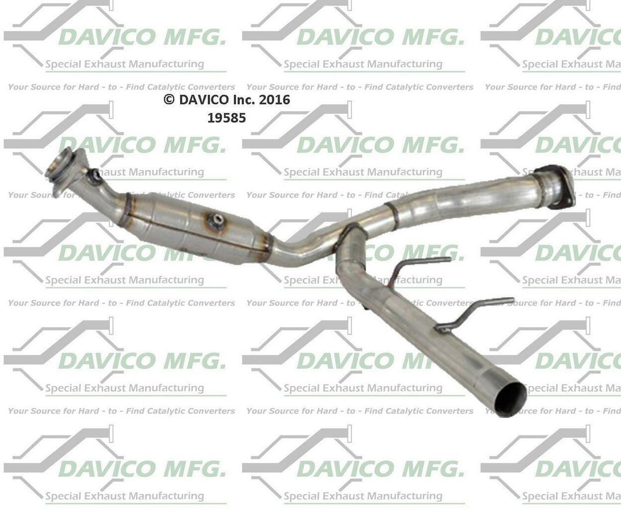 t 2009-2010 Ford F-150 Catalytic Converter 19585 Davico Mfg