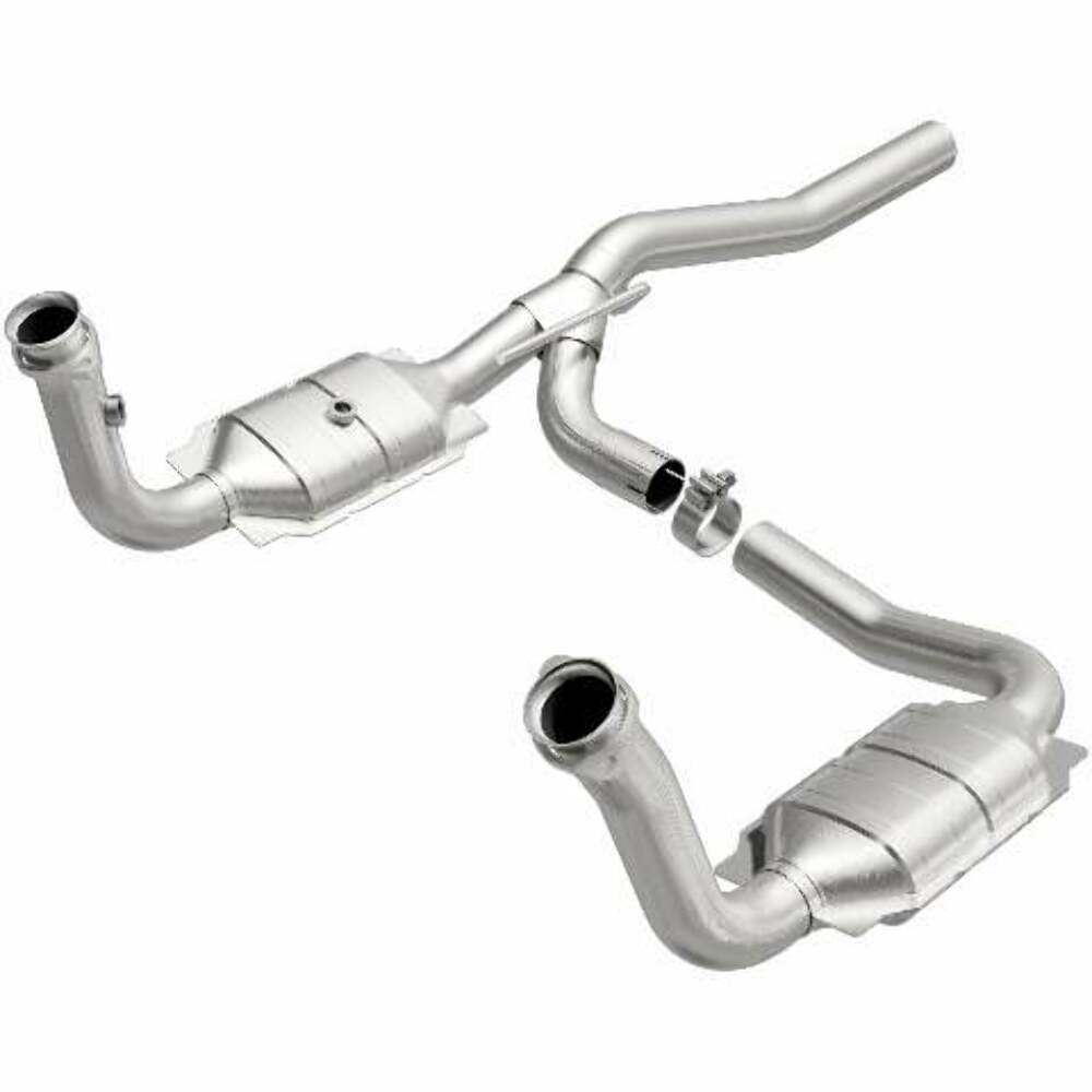 MagnaFlow direct-fit catalytic converter fits 2009-2011 Dodge Nitro 3.7L and 2009-2012 Jeep Liberty 3.7L stainless steel CARB compliant OBDII 52148