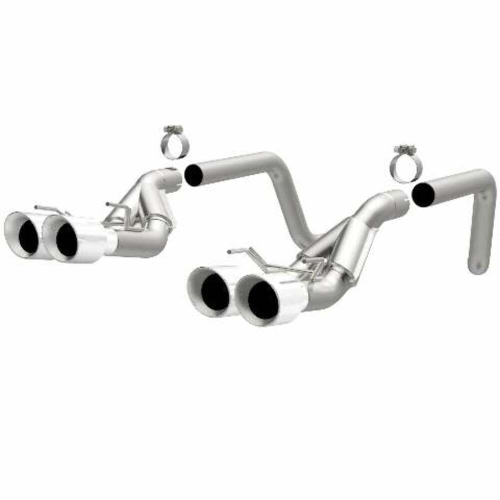 MagnaFlow axle-back exhaust system for 2009-2013 Chevy Corvette stainless steel polished 15283