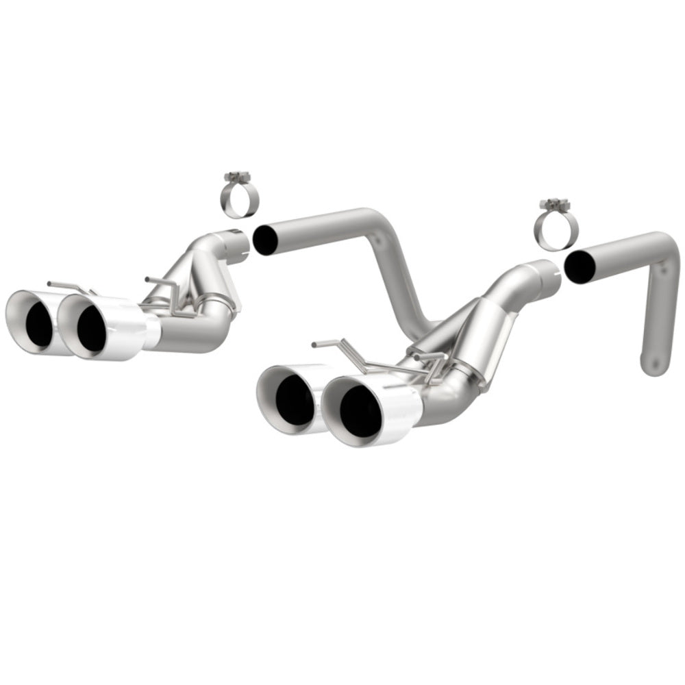 MagnaFlow axle-back exhaust system for 2009-2013 Chevy Corvette stainless steel polished 15283