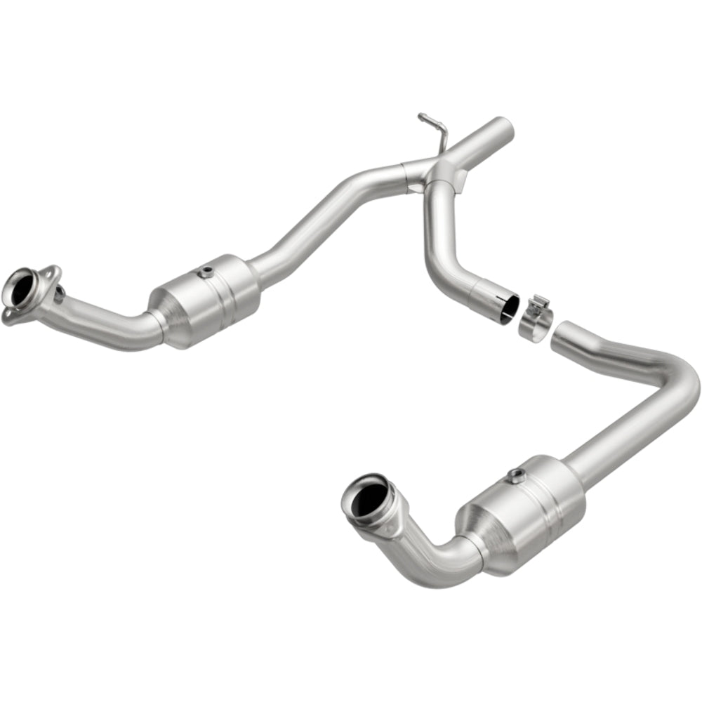 MagnaFlow direct-fit catalytic converter for 2009-2014 Ford 4.6L 2.5 inch inlet/outlet stainless steel CARB compliant 52153