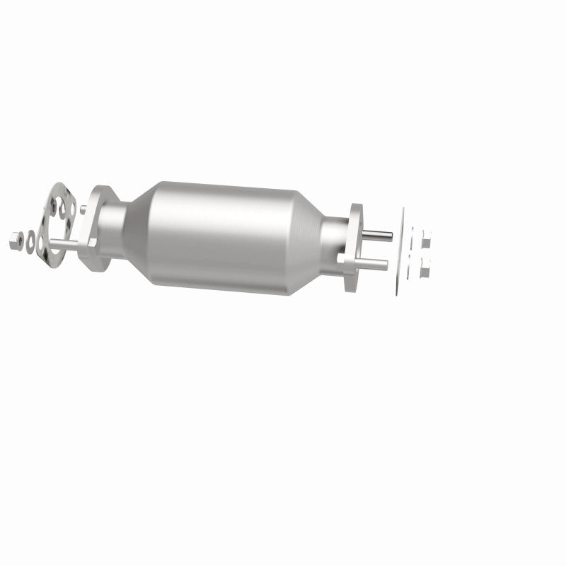 MagnaFlow direct-fit catalytic converter fits 2009-2012 Hyundai Genesis, 2010-2012 Hyundai Genesis Coupe, and more, this and 2009 Hyundai Genesis 4.6L stainless steel CARB complian