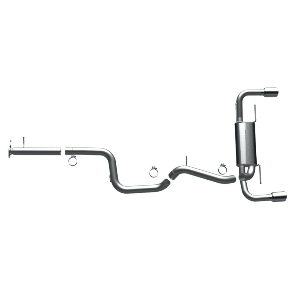 MagnaFlow cat-back exhaust system for 2010-2013 Mazda stainless steel polished 15557