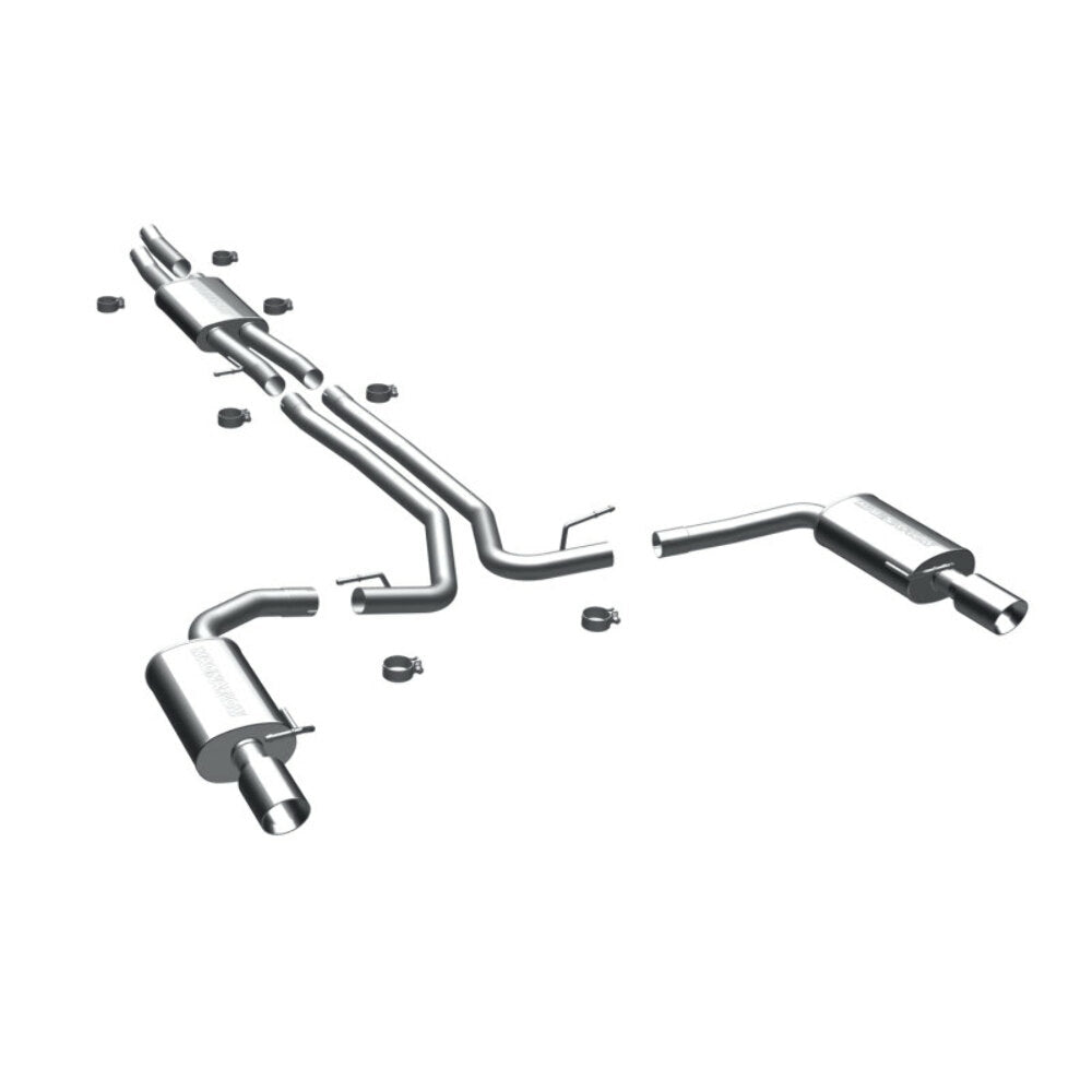 MagnaFlow cat-back exhaust system for 2010-2014 Ford stainless steel polished 15769