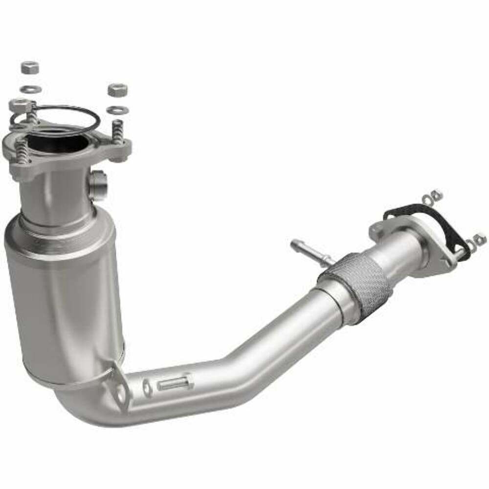 MagnaFlow direct-fit catalytic converter fits 2010-2016 Chevrolet Equinox, GMC Terrain, and additional vehicles and 2010- Chevrolet Equinox 2.4L stainless steel CARB compliant 5582