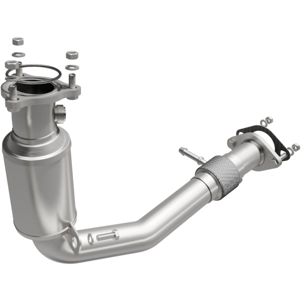 MagnaFlow direct-fit catalytic converter fits 2010-2016 Chevrolet Equinox, GMC Terrain, and additional vehicles and 2010- Chevrolet Equinox 2.4L stainless steel CARB compliant 5582