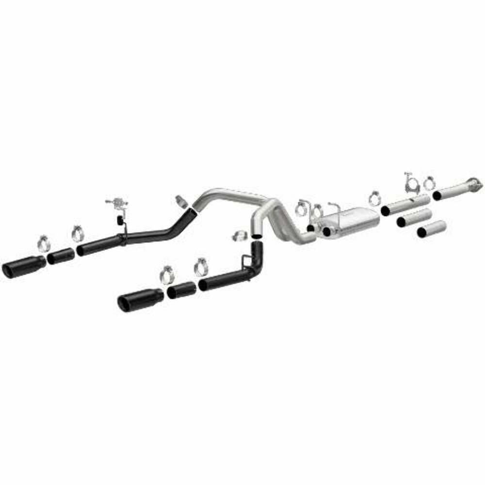 MagnaFlow cat-back exhaust system for 2011-2019 Chevy Silverado 2500 stainless steel black 19377