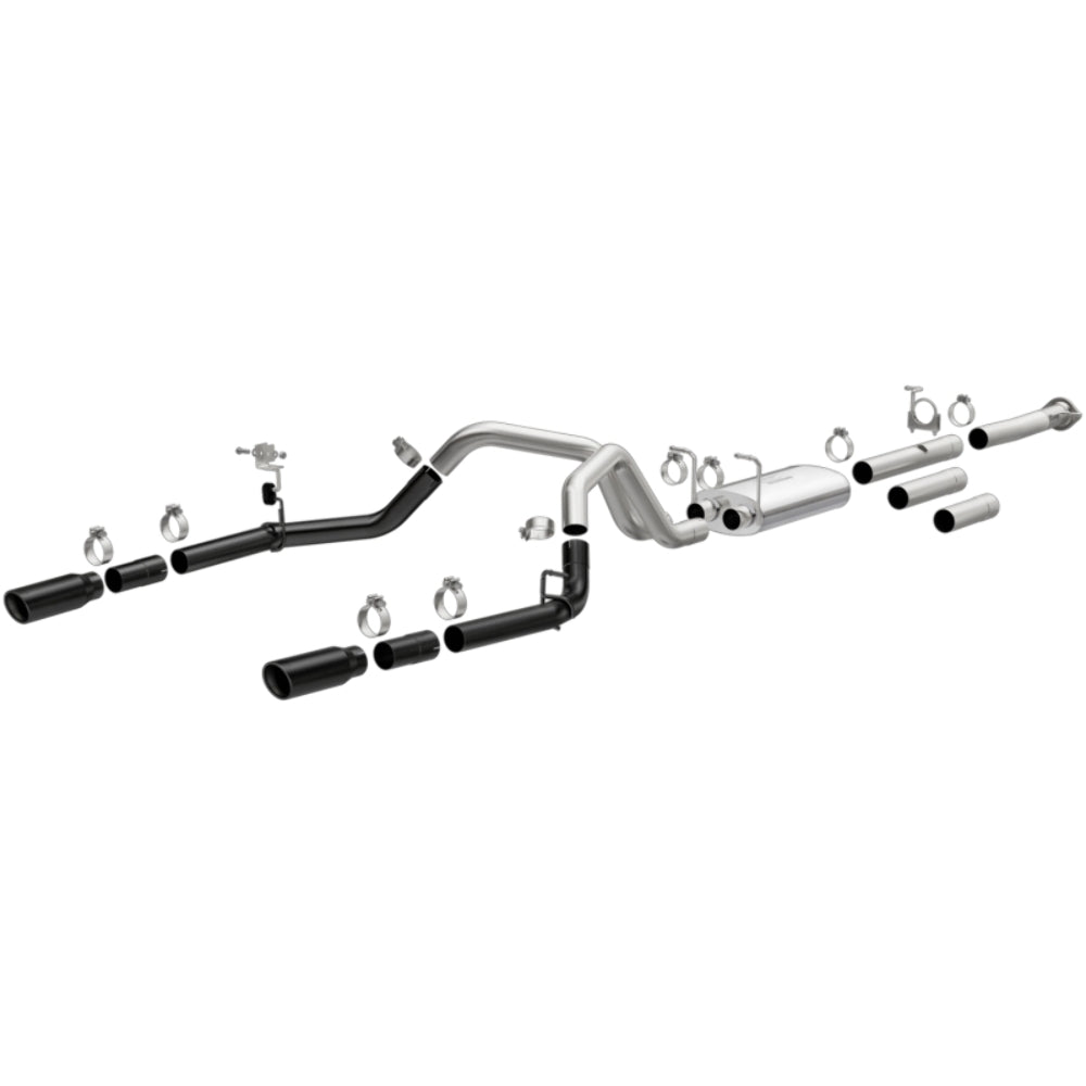 MagnaFlow cat-back exhaust system for 2011-2019 Chevy Silverado 2500 stainless steel black 19377