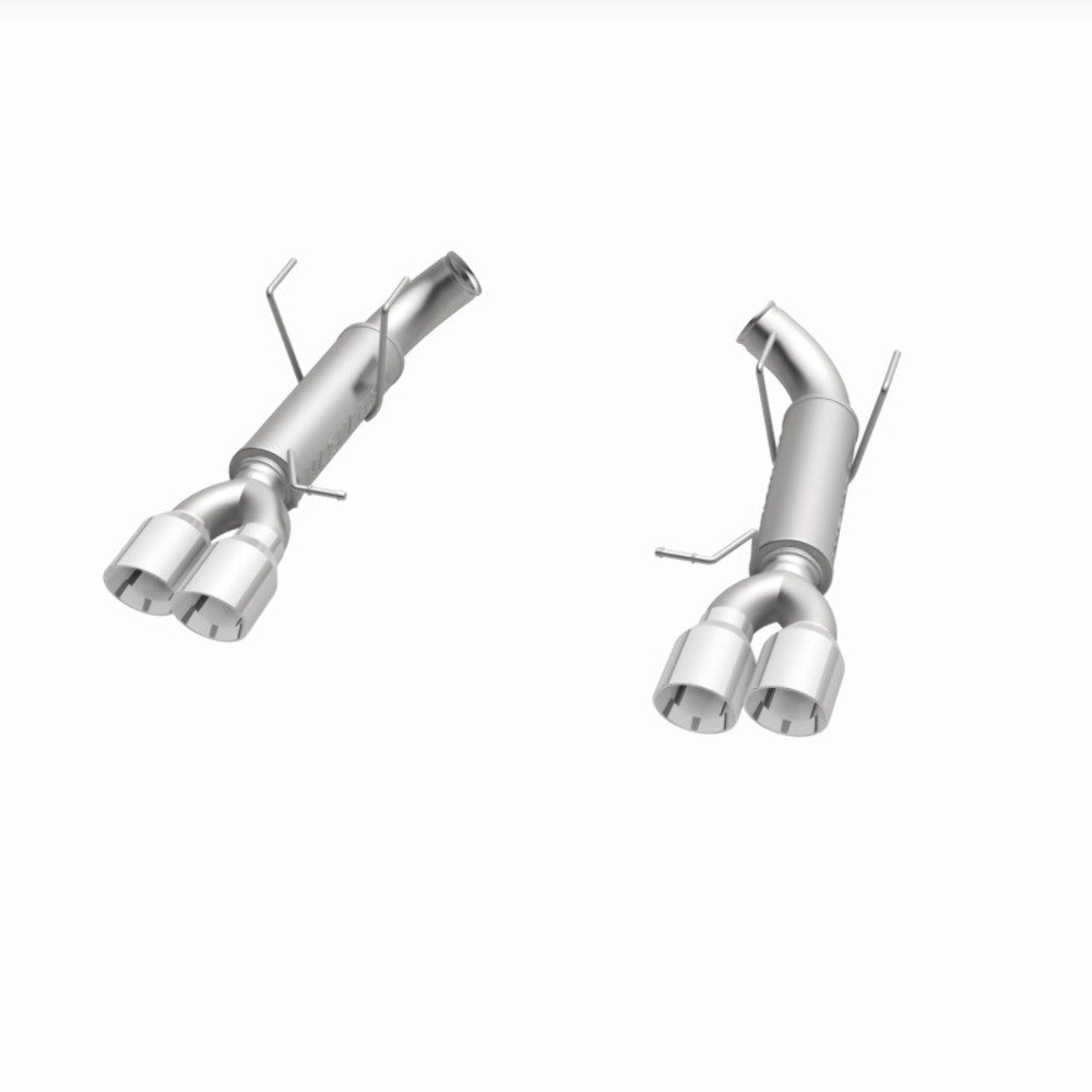 MagnaFlow axle-back exhaust system for 2011-2012 Ford Mustang stainless steel polished 15077