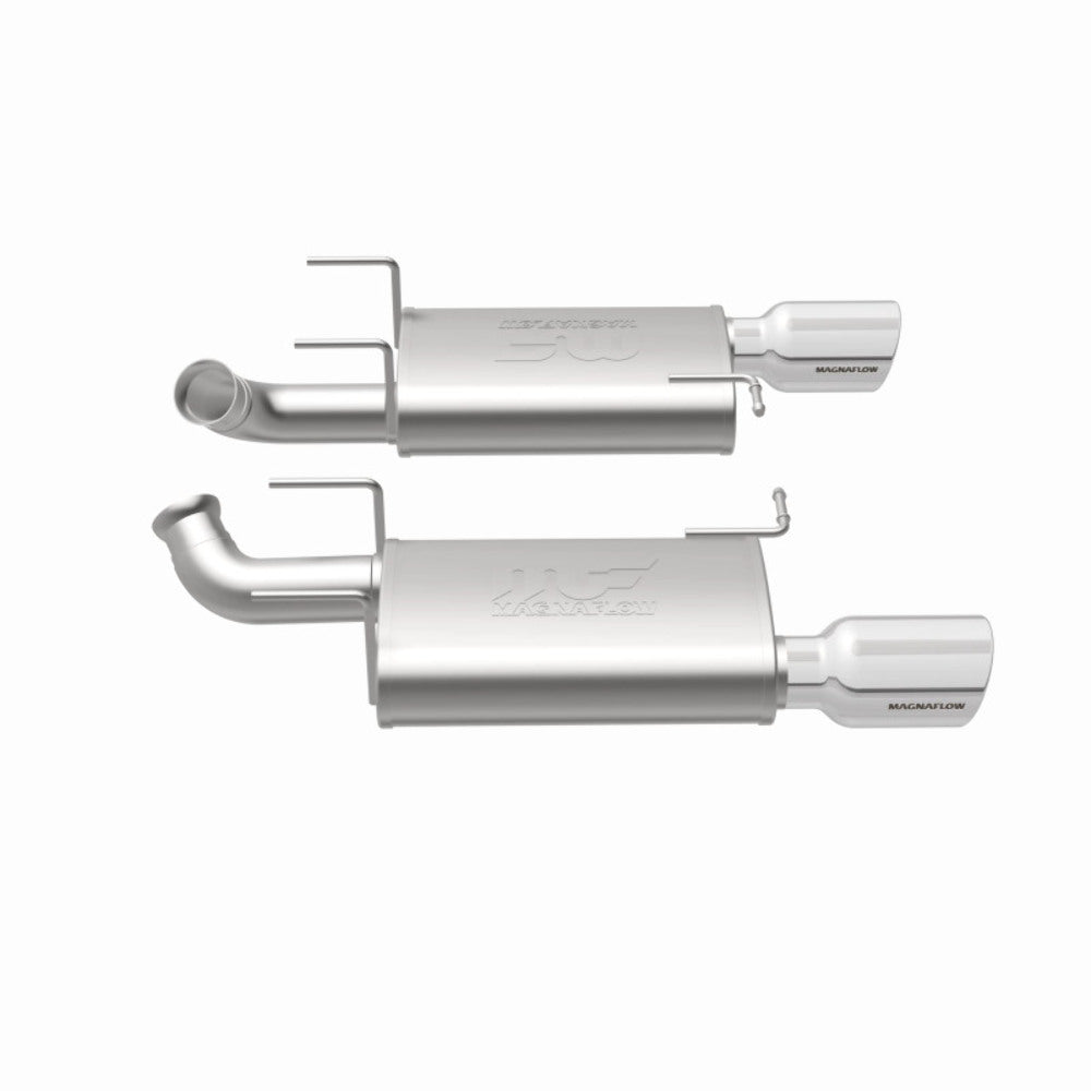 MagnaFlow axle-back exhaust system for 2011-2012 Ford Mustang stainless steel polished 15595