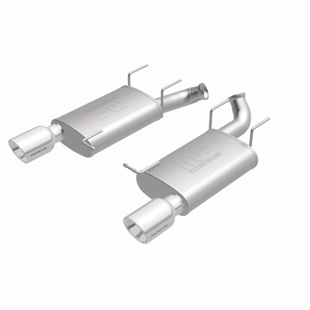 MagnaFlow axle-back exhaust system for 2011-2012 Ford Mustang stainless steel polished 15595