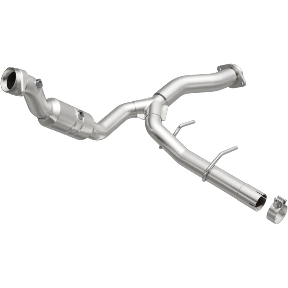MagnaFlow direct-fit catalytic converter for 2011-2014 Ford F-150 3.5L 3.5 inch inlet/outlet stainless steel CARB compliant OBDII 52429