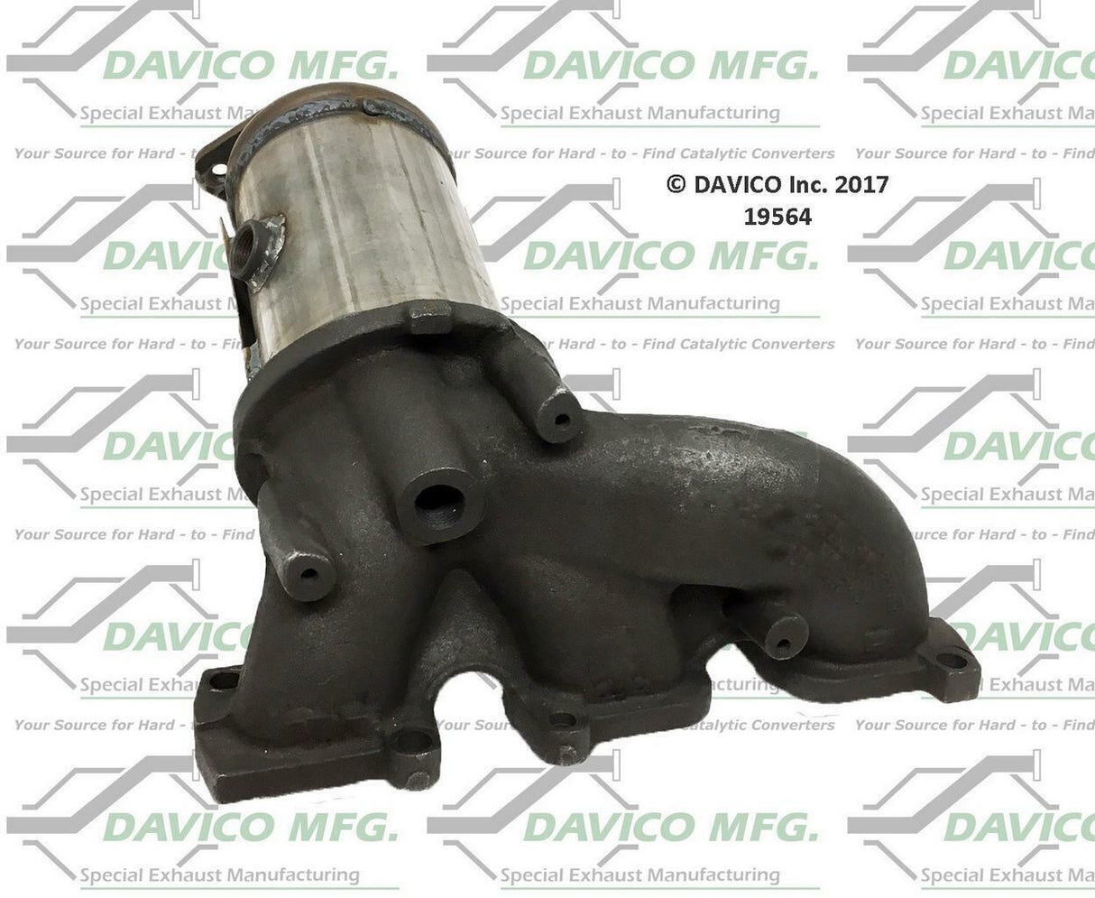 t 2011-2014 Ford Edge Catalytic Converter 19564 Davico Mfg
