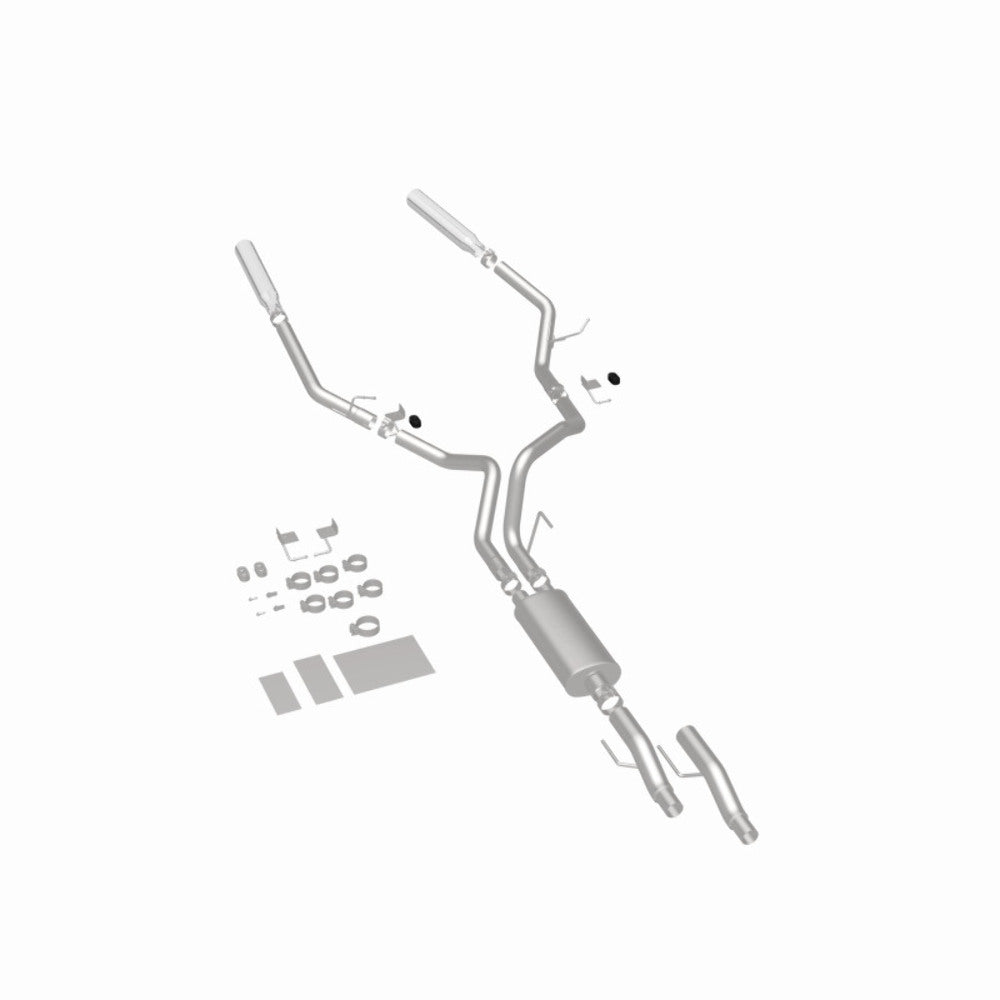 MagnaFlow cat-back exhaust system for 2011-2014 Ford F-150 stainless steel polished 15460