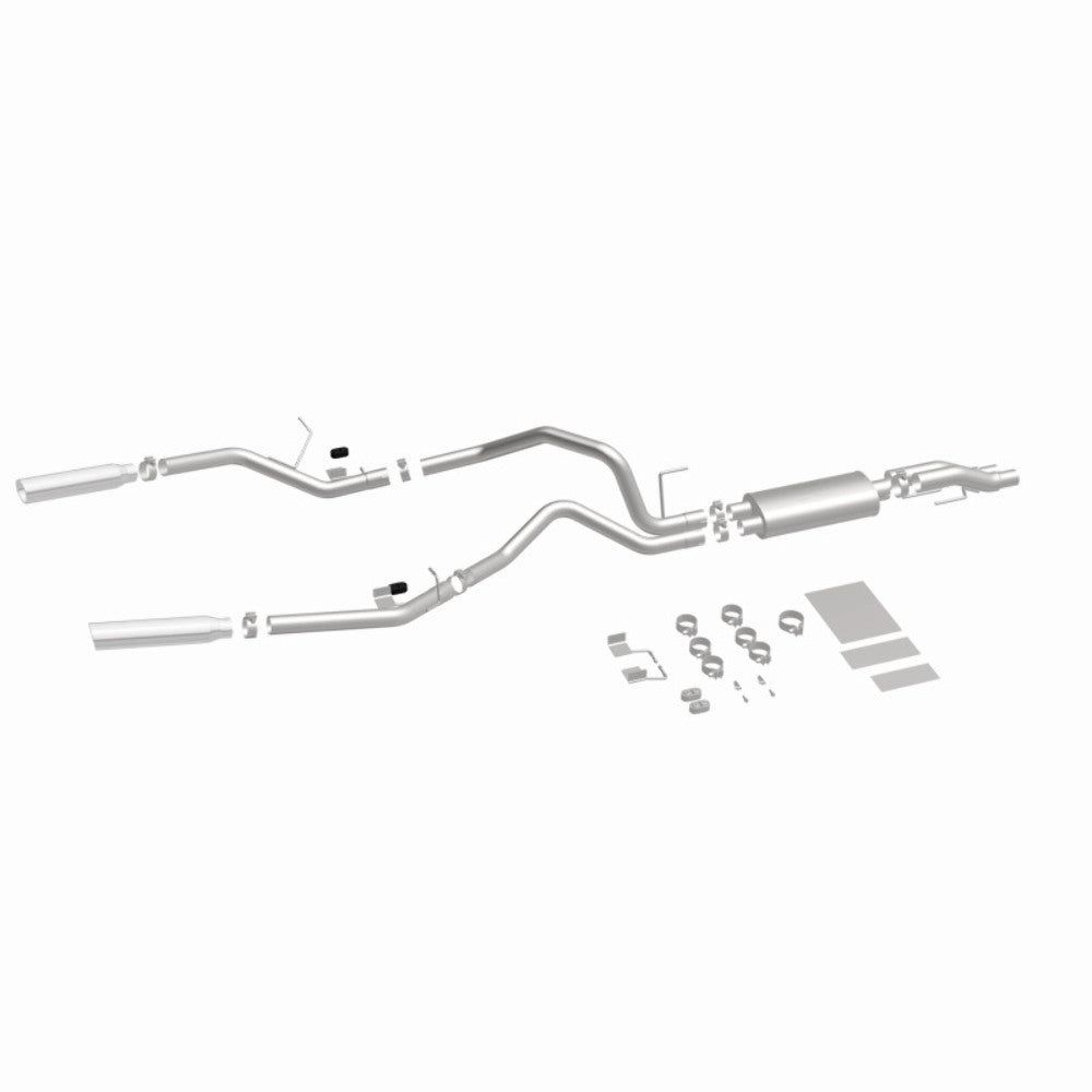 MagnaFlow cat-back exhaust system for 2011-2014 Ford F-150 stainless steel polished 15460