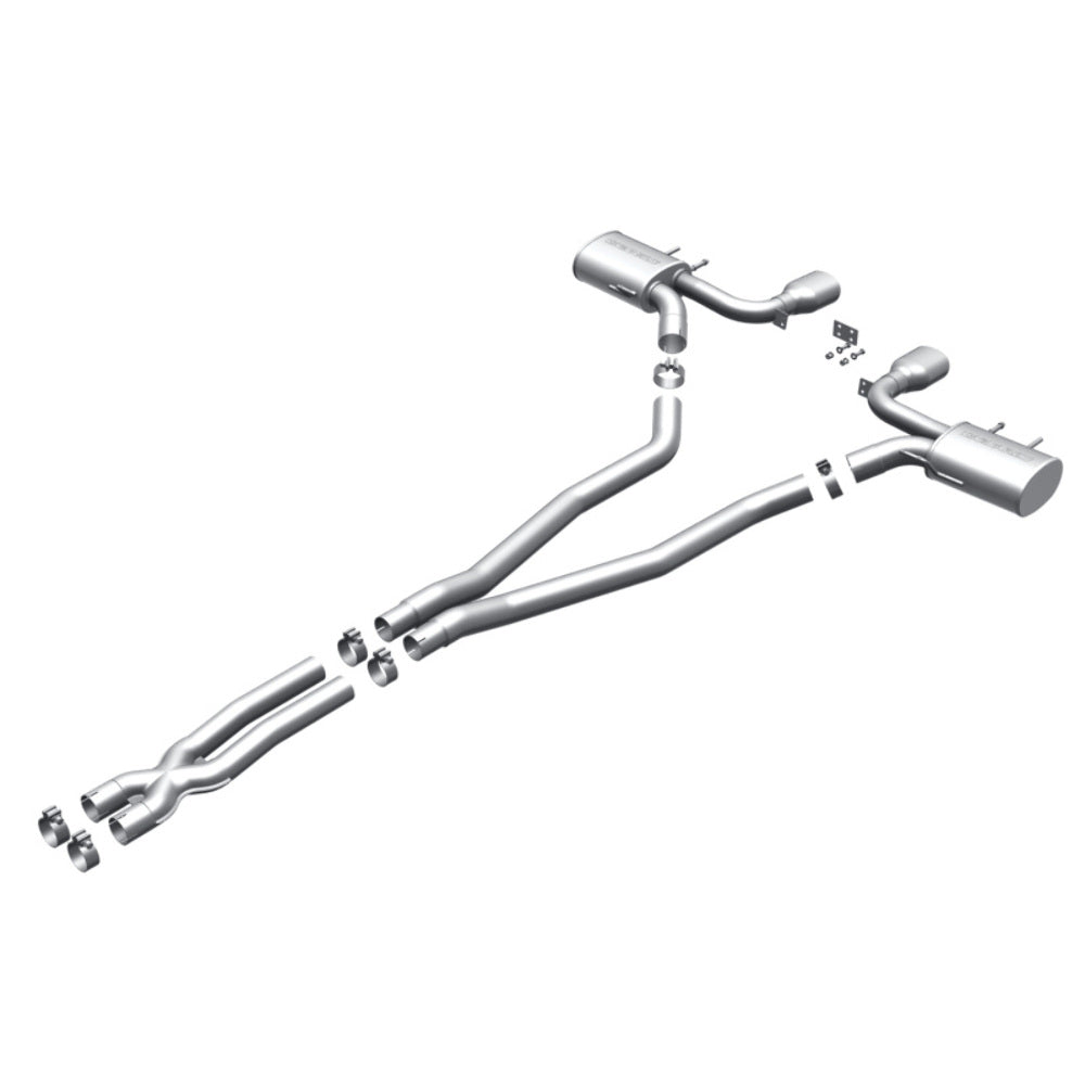 MagnaFlow cat-back exhaust system for 2011-2015 Cadillac stainless steel polished 15496
