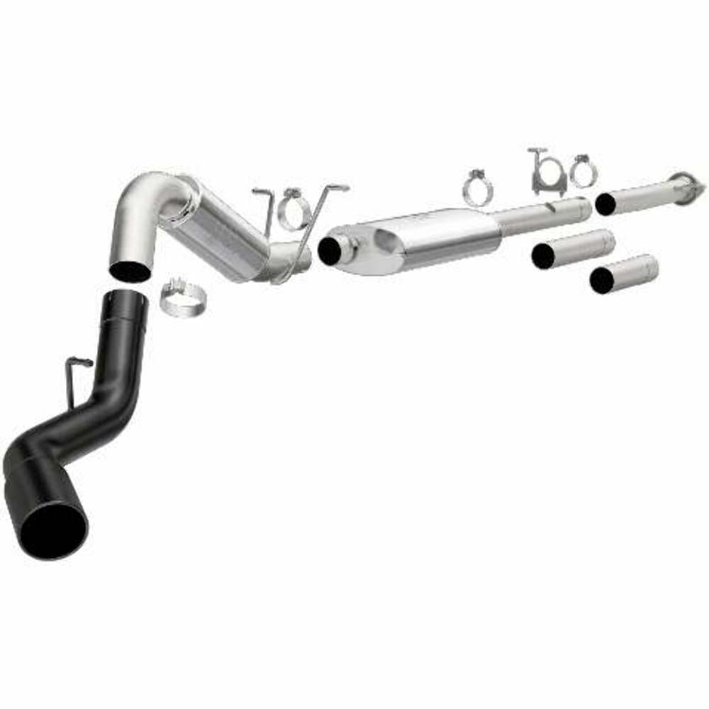 MagnaFlow cat-back exhaust system for 2011-2019 GMC Sierra 2500 stainless steel black 19376