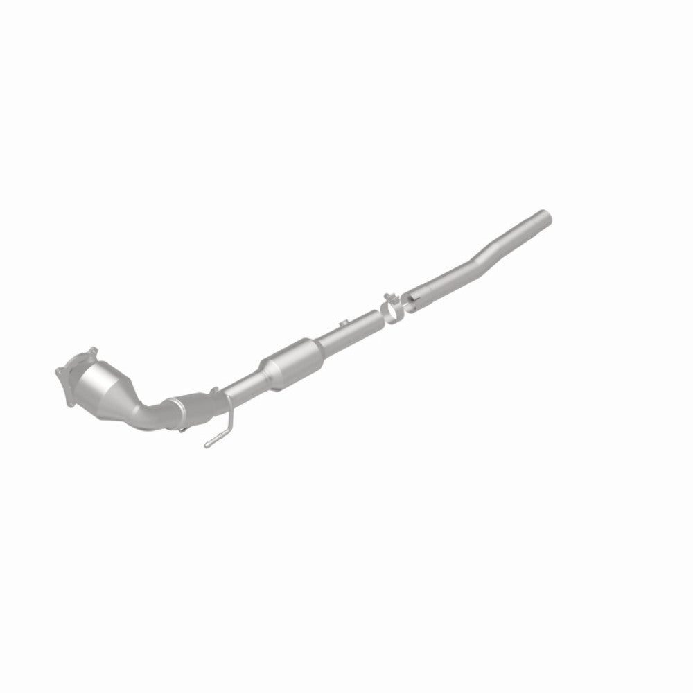 MagnaFlow direct-fit catalytic converter fits 2012-2013 Volkswagen Jetta and Volkswagen Beetle, this and 2012-2013 Beetle L4 2 stainless steel CARB compliant 52281