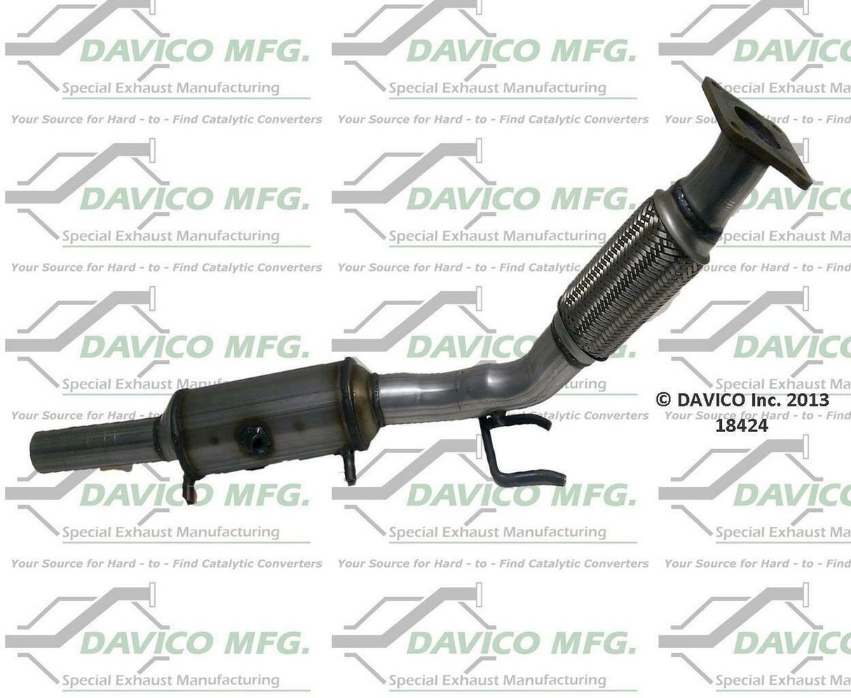 t 2012-2014 Volkswagen Passat Catalytic Converter 18424 Davico Mfg