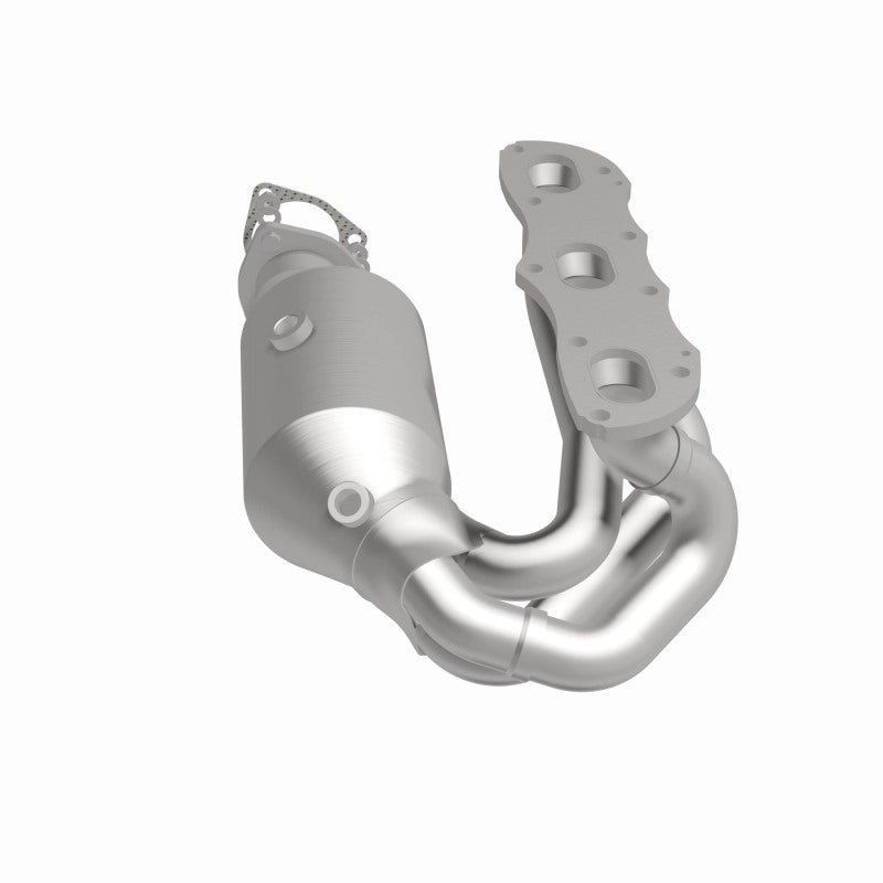 MagnaFlow direct-fit catalytic converter fits 2012-2015 911 H6 3.8 3.8 inch inlet/outlet stainless steel CARB compliant 52390