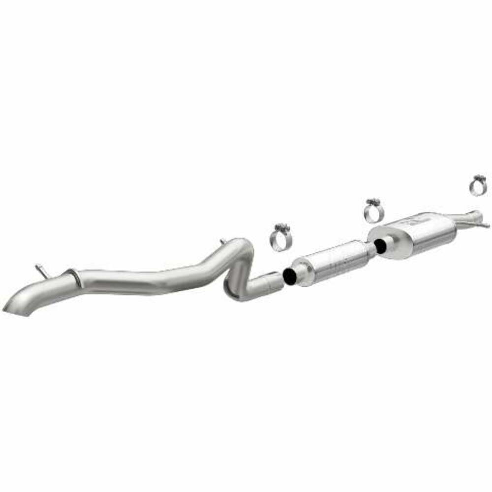 MagnaFlow cat-back exhaust system for 2012-2020 Jeep Wrangler stainless steel polished 19539