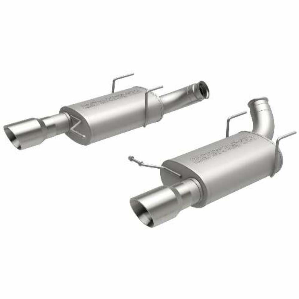 MagnaFlow axle-back exhaust system for 2013-2014 Ford Mustang stainless steel polished 15151