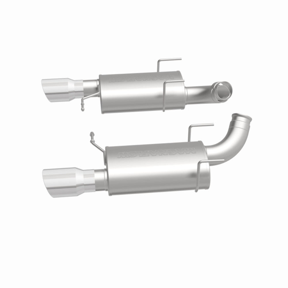 MagnaFlow axle-back exhaust system for 2013-2014 Ford Mustang stainless steel polished 15151