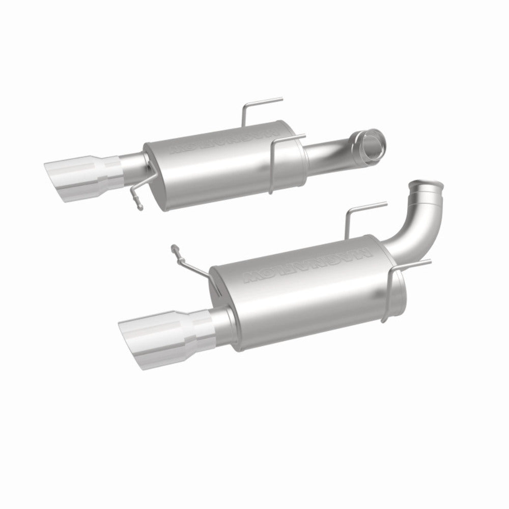 MagnaFlow axle-back exhaust system for 2013-2014 Ford Mustang stainless steel polished 15151