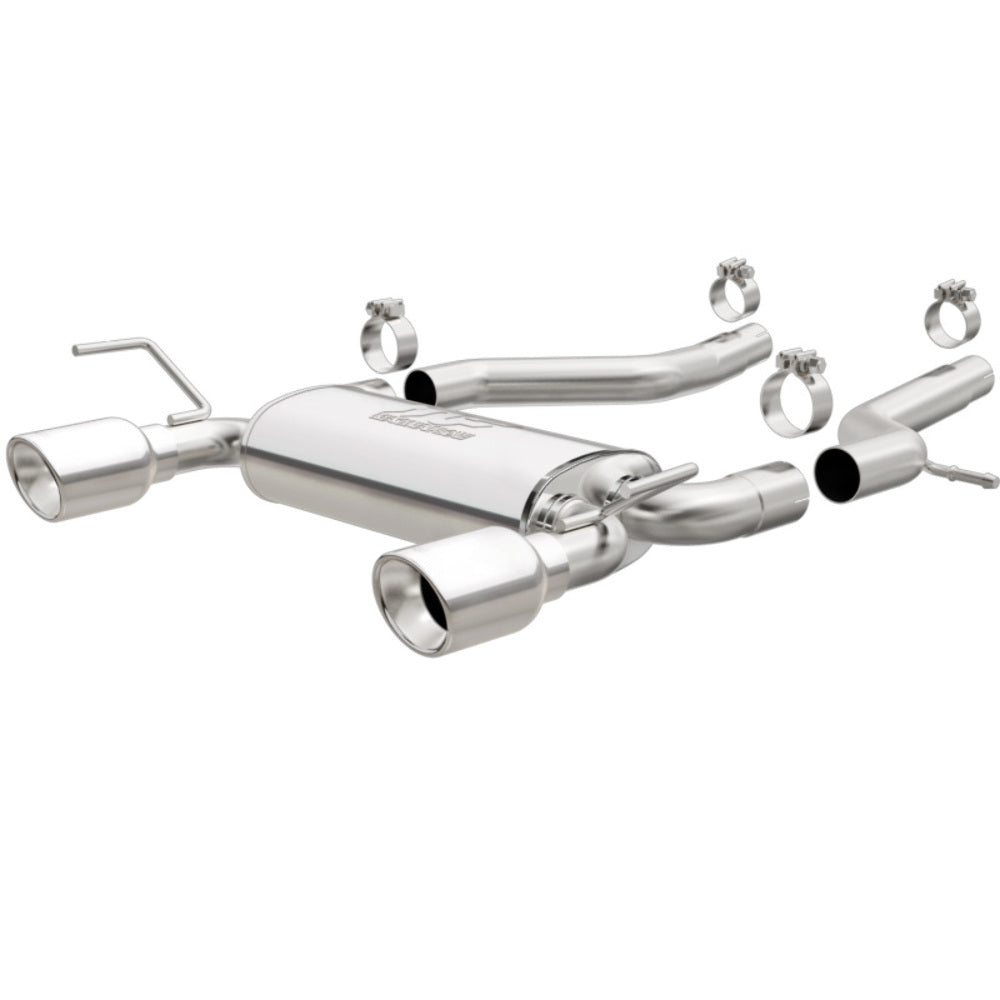 MagnaFlow axle-back exhaust system for 2013-2018 Cadillac stainless steel polished 15196