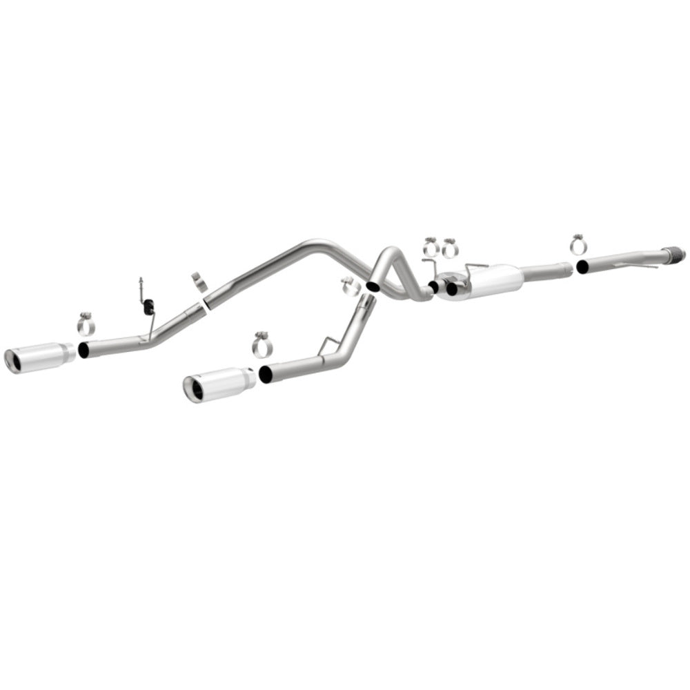 MagnaFlow cat-back exhaust system for 2014-2018 Chevy Silverado 1500 2.5 inch stainless steel polished 15268