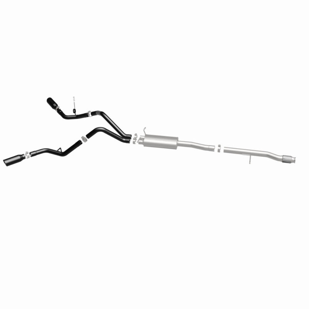 MagnaFlow cat-back exhaust system for 2014-2018 Chevy Silverado 1500 stainless steel black 15360