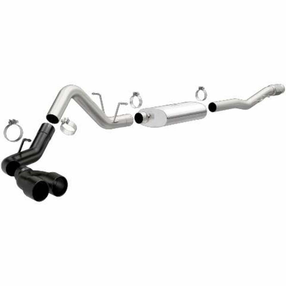 MagnaFlow cat-back exhaust system for 2014-2018 GMC Sierra 1500 stainless steel black 19378
