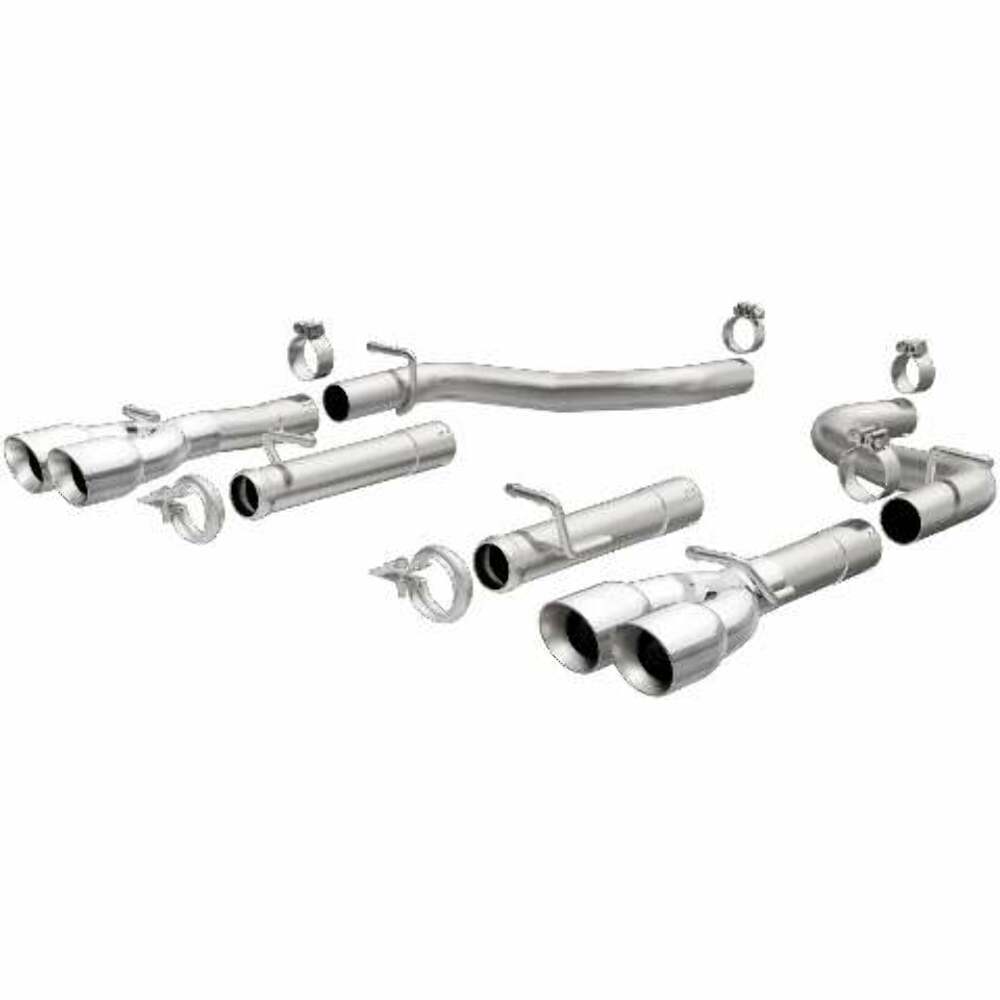MagnaFlow axle-back exhaust system for 2015-2016 Dodge Challenger stainless steel polished 19210