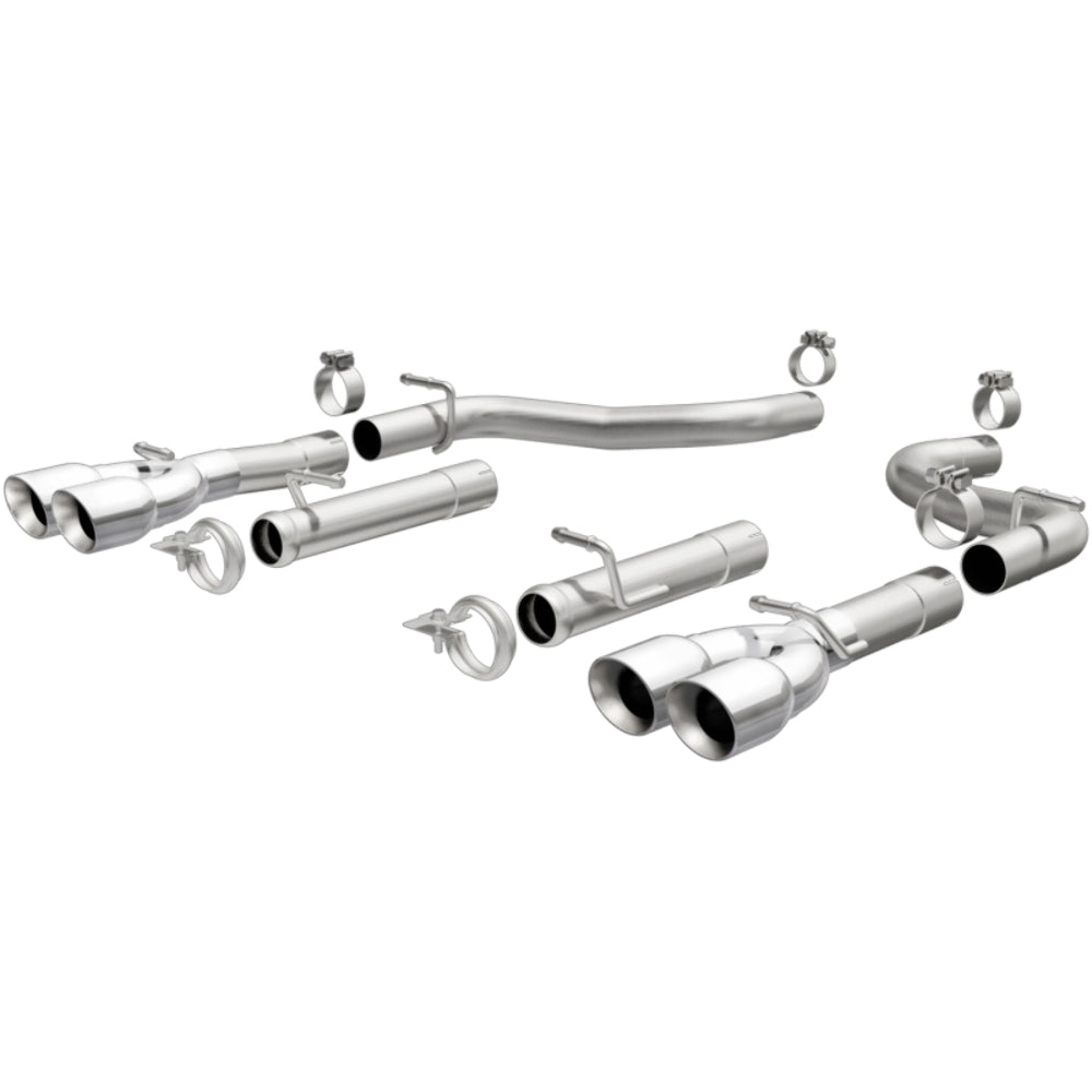 MagnaFlow axle-back exhaust system for 2015-2016 Dodge Challenger stainless steel polished 19210