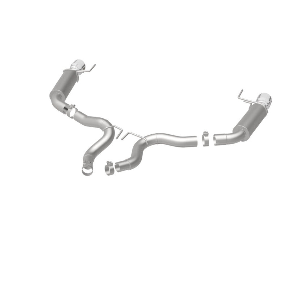 MagnaFlow axle-back exhaust system for 2015-2017 Ford Mustang stainless steel polished 19103