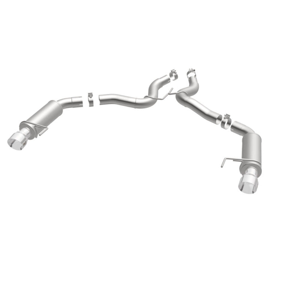 MagnaFlow axle-back exhaust system for 2015-2017 Ford Mustang stainless steel polished 19103