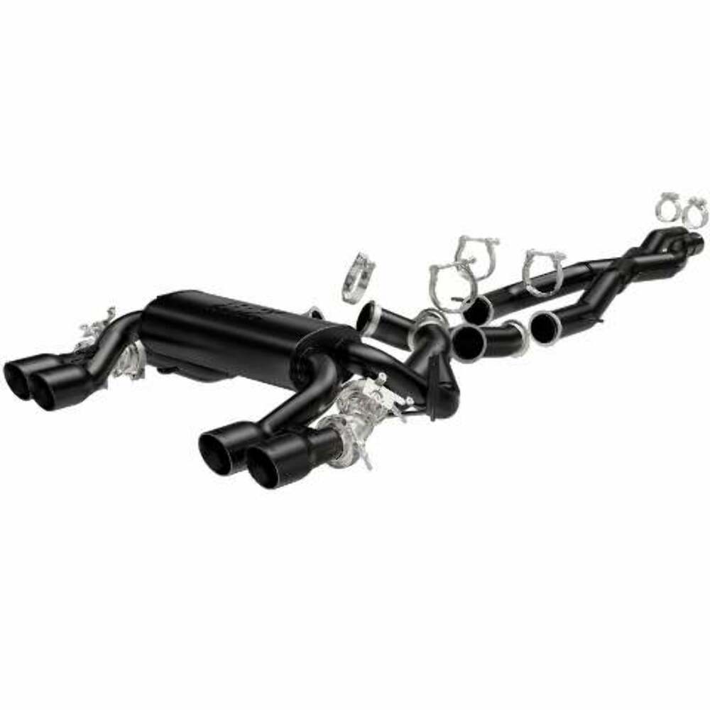 MagnaFlow cat-back exhaust system for 2015-2018 BMW M3 stainless steel black 19187